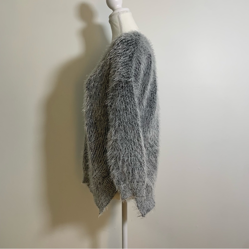 Gray Furry Sweater imported from Korea - Picture 8 of 9